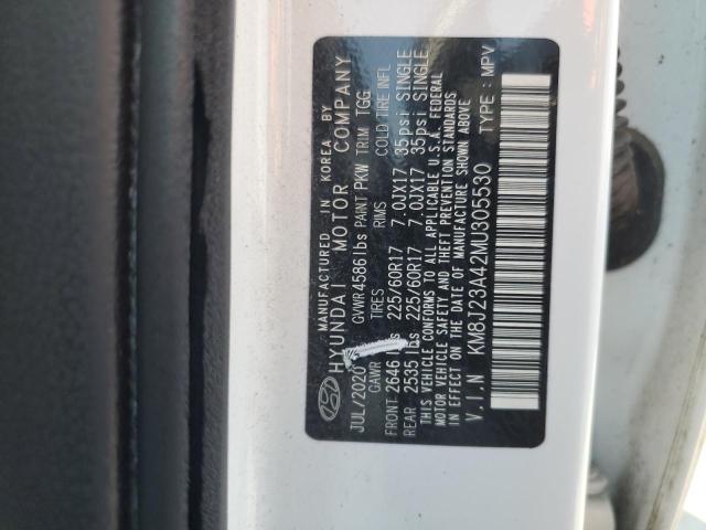 2021 HYUNDAI TUCSON SE - KM8J23A42MU305530
