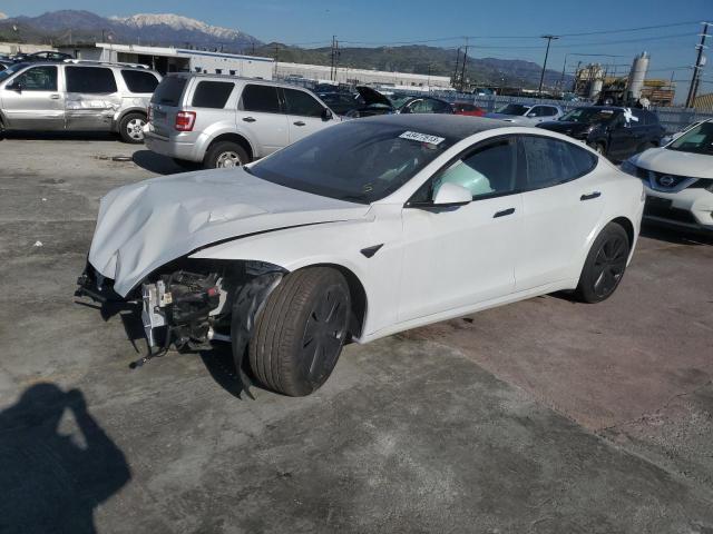 Carros salvage a la venta en subasta: 2021 Tesla Model S Plaid