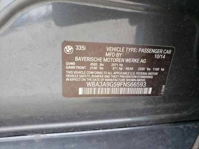 2015 BMW 335 I - WBA3A9G59FNS66593