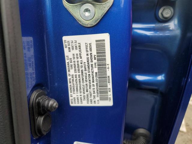 2020 HONDA CR-V TOURI - 7FARW2H99LE012596