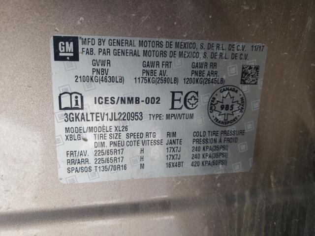 3GKALTEV1JL220953 GMC Terrain Sle
