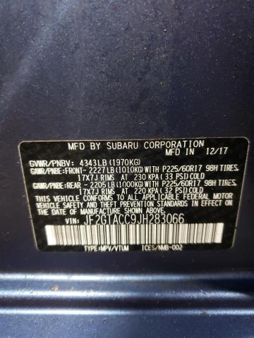 2018 SUBARU CROSSTREK JF2GTACC9JH283066