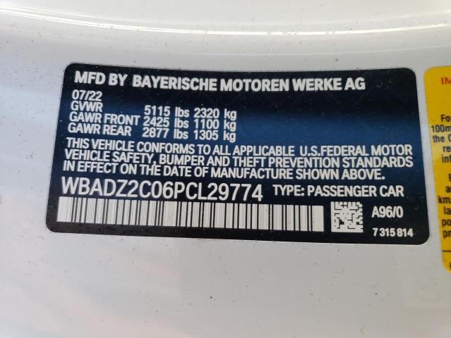 WBADZ2C06PCL29774 BMW 840i
