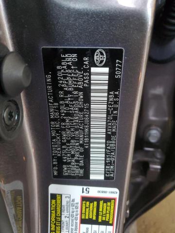 2018 TOYOTA CAMRY L 4T1B11HK6JU642715