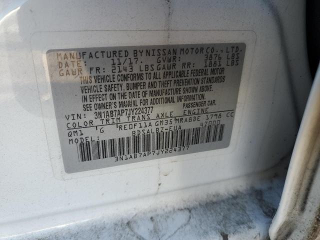3N1AB7AP7JY224377 Nissan SENTRA S