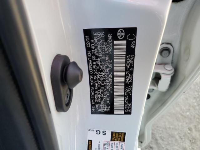 2021 TOYOTA COROLLA LE JTDEPMAE4MJ173510