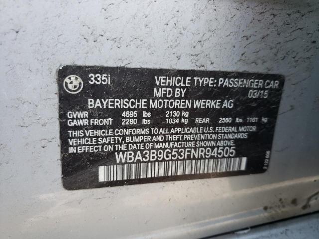 2015 BMW 335 XI - WBA3B9G53FNR94505