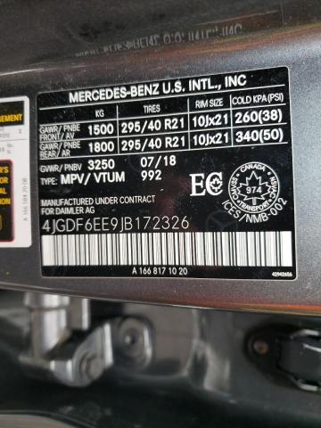2018 MERCEDES-BENZ GLS 450 4M 4JGDF6EE9JB172326
