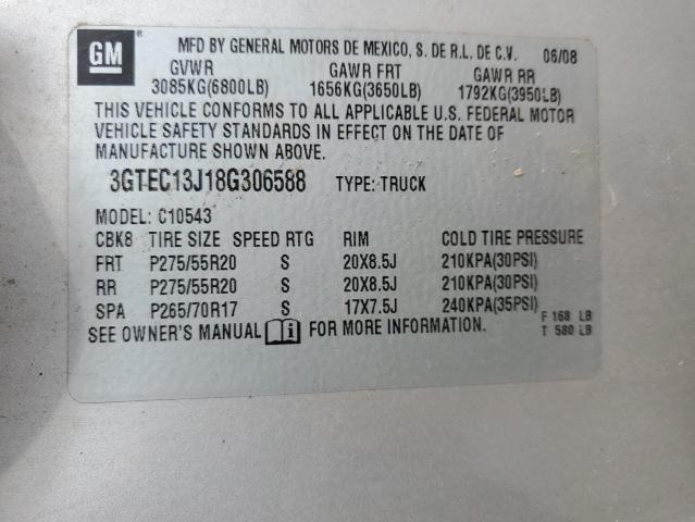 3GTEC13J18G306588 GMC Sierra C1500
