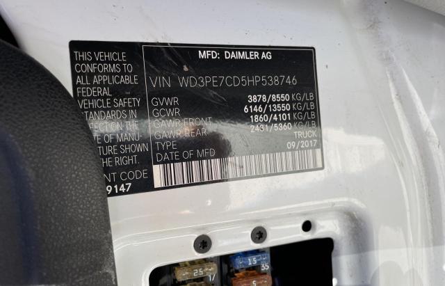 2017 MERCEDES-BENZ SPRINTER 2 - WD3PE7CD5HP538746