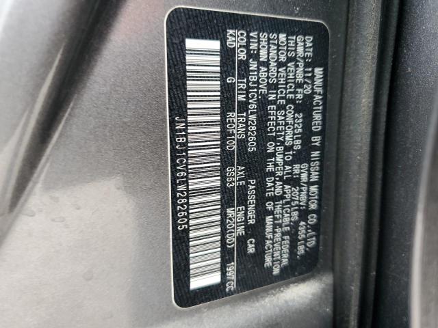 2020 NISSAN ROGUE SPOR - JN1BJ1CV6LW282605