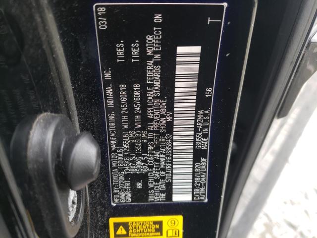 2018 TOYOTA HIGHLANDER 5TDJZRFH6JS858437