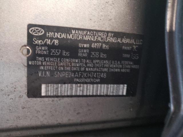 2019 HYUNDAI SONATA SE 5NPE24AF2KH741248