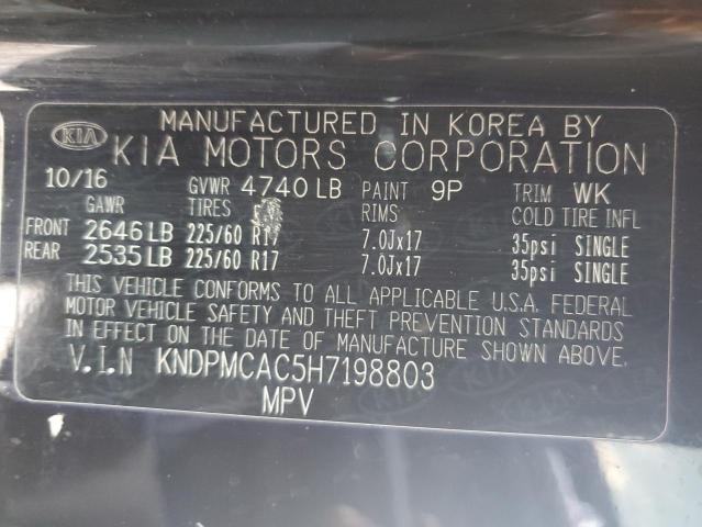 KNDPMCAC5H7198803 KIA Sportage Lx