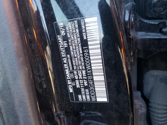 WDD3G4FB1KW000961 Mercedes-Benz A 220 4matic
