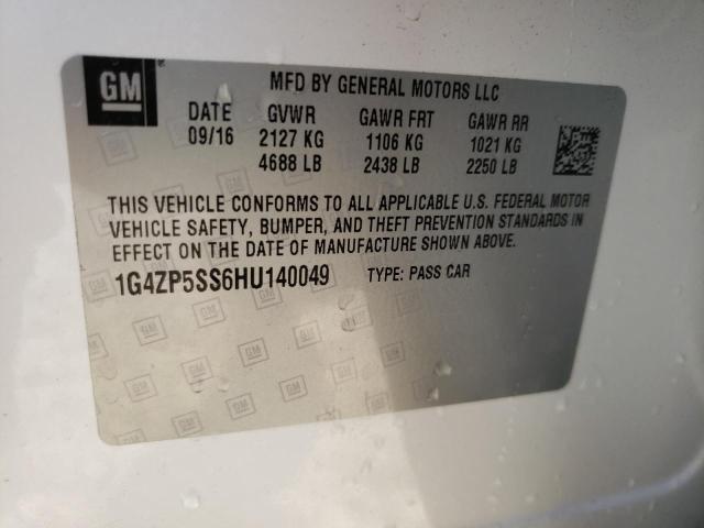 2017 BUICK LACROSSE E - 1G4ZP5SS6HU140049