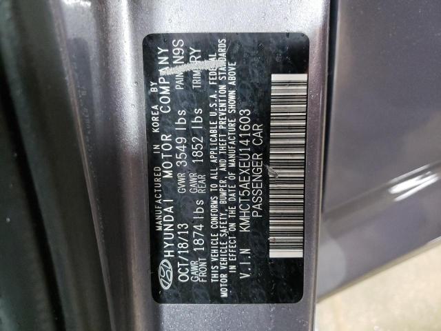 2014 Hyundai Accent Gls VIN: KMHCT5AEXEU141603 Lot: 42760153