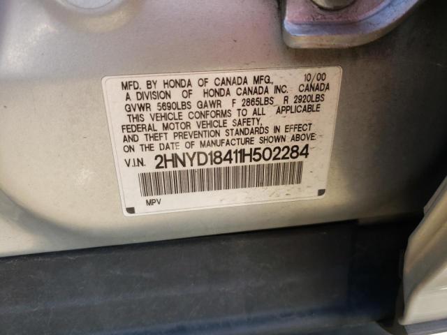 2HNYD18411H502284 Acura MDX