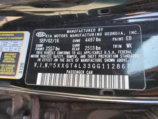 5XXGT4L33GG112867 KIA Optima Lx