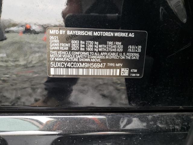 2021 BMW X6 SDRIVE - 5UXCY4C0XM9H56947