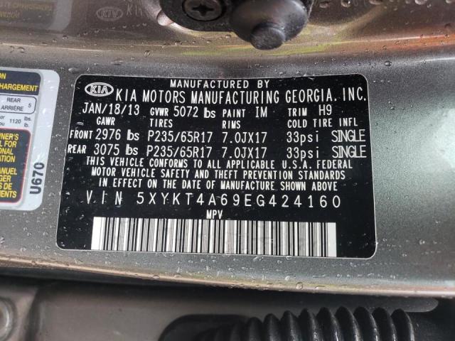 5XYKT4A69EG424160 KIA SORENTO LX