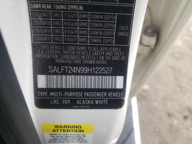 SALFT24N99H122527 Land Rover LR2