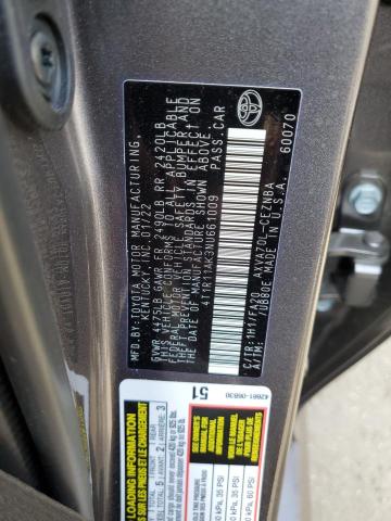 2022 TOYOTA CAMRY LE - 4T1R11AK3NU661009