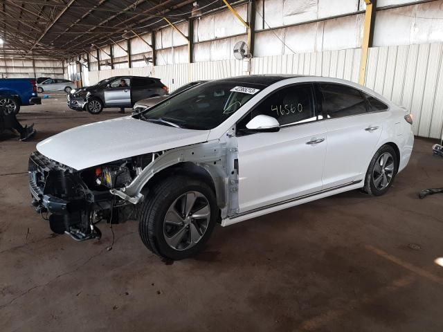 Hyundai salvage cars for sale: 2017 Hyundai Sonata Hybrid