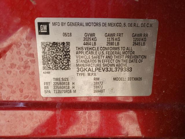 2018 GMC TERRAIN SL - 3GKALPEV3JL379383