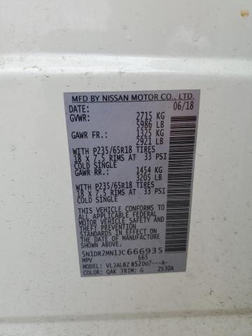 2018 NISSAN PATHFINDER 5N1DR2MN1JC666935