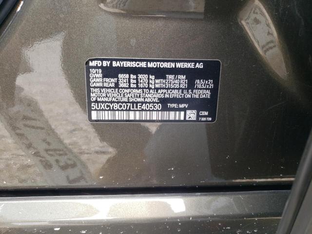 2020 BMW X6 M50I - 5UXCY8C07LLE40530