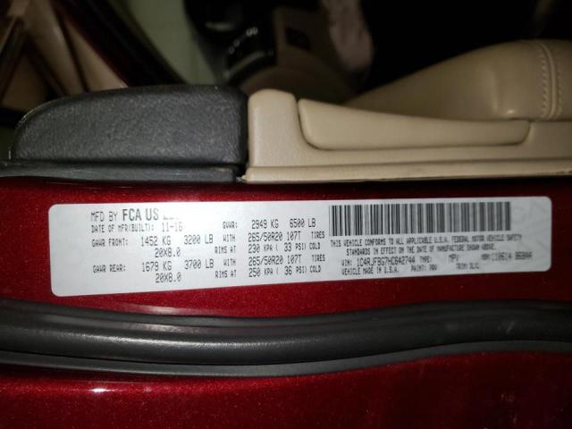 1C4RJFBG7HC642744 Jeep Grand Cherokee Limited