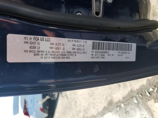 2016 DODGE CHARGER SX 2C3CDXJG2GH286613