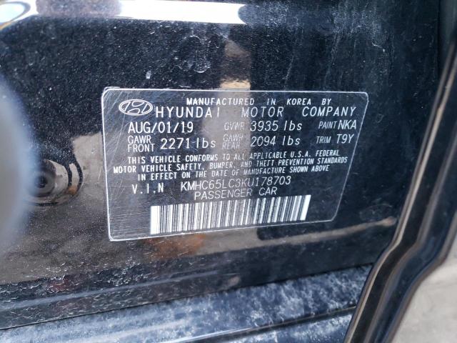 2019 HYUNDAI IONIQ - KMHC65LC3KU178703