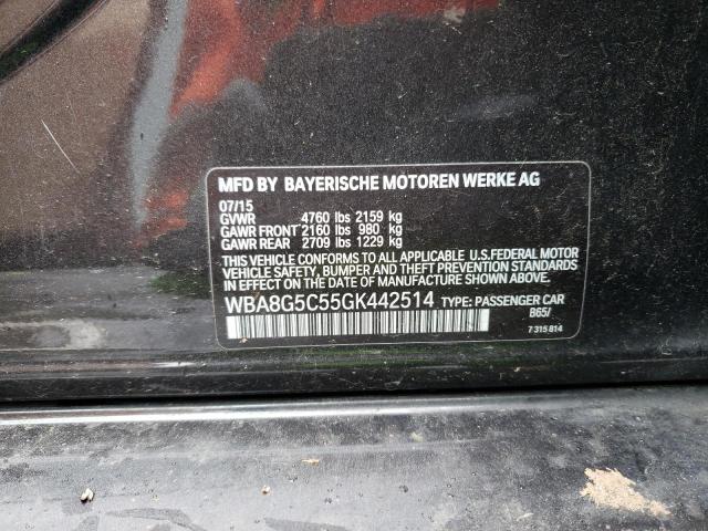WBA8G5C55GK442514 BMW 328 XI