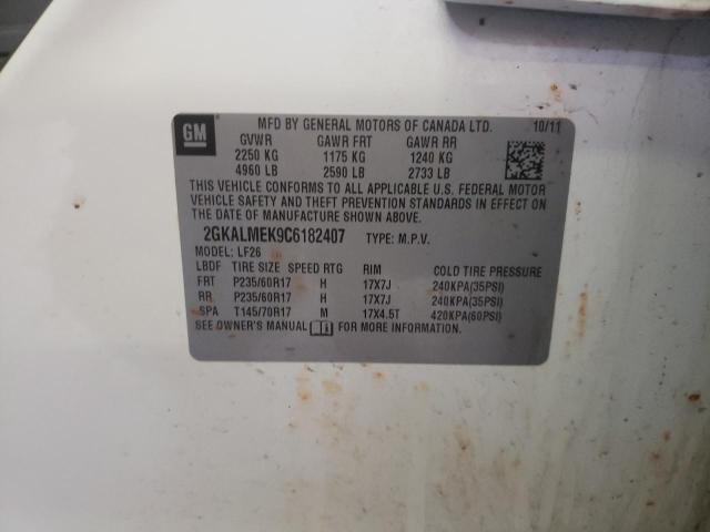 2GKALMEK9C6182407 GMC Terrain Sle