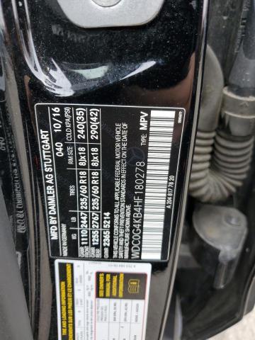 2017 MERCEDES-BENZ GLC 300 4M - WDC0G4KB4HF180278