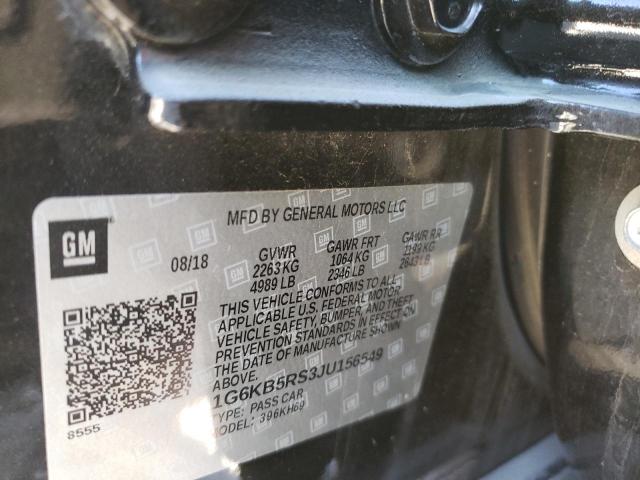 2018 CADILLAC CT6 - 1G6KB5RS3JU156549