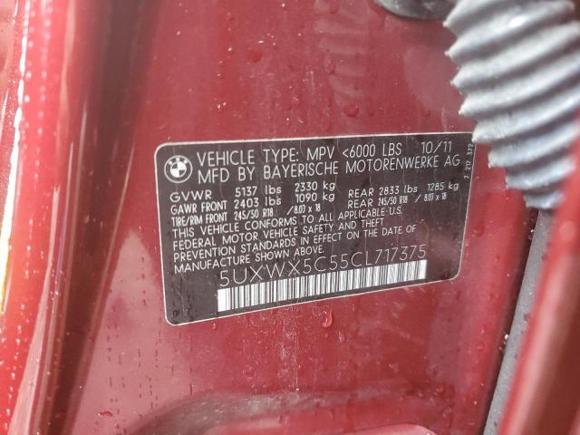5UXWX5C55CL717375 BMW X3