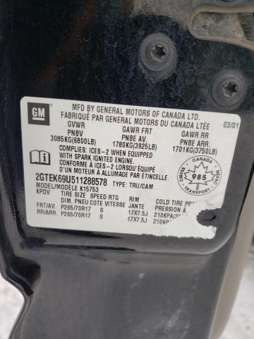 2GTEK69U511288578 GMC Sierra K1500 C3
