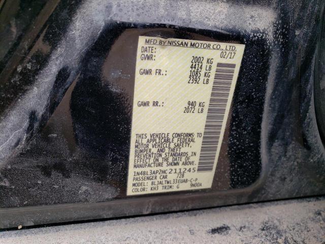 1N4BL3AP2HC211245 Nissan Altima 3.5sl