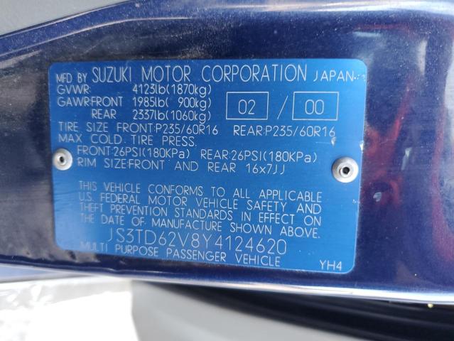 JS3TD62V8Y4124620 Suzuki GR VITARA