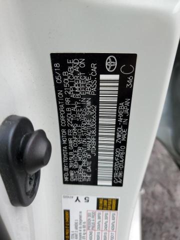 2018 TOYOTA PRIUS JTDKBRFU8J3066362