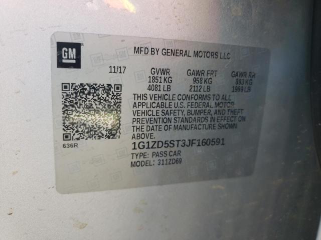 2018 CHEVROLET MALIBU LT 1G1ZD5ST3JF160591