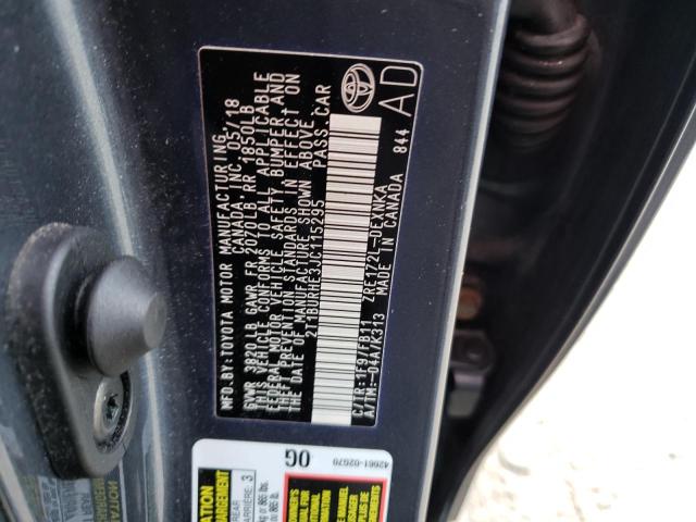 2018 TOYOTA COROLLA L 2T1BURHE3JC115295