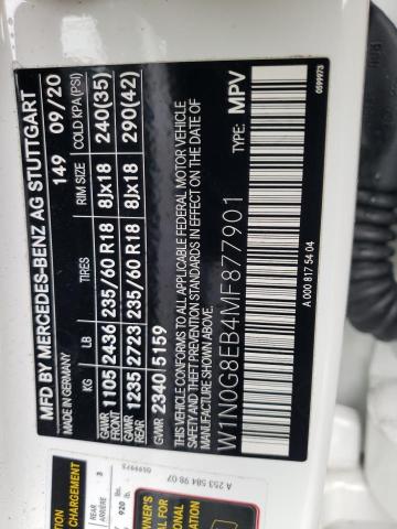 2021 MERCEDES-BENZ GLC 300 4M - W1N0G8EB4MF877901