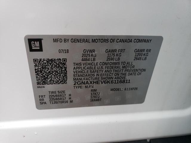 2019 CHEVROLET EQUINOX LS 2GNAXHEV6K6116811
