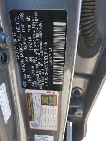 3KPA24AB3KE197066 KIA RIO S