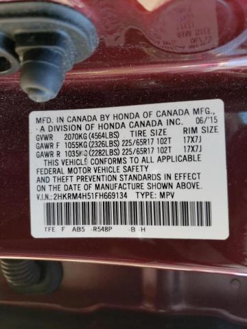 2015 HONDA CR-V EX 2HKRM4H51FH669134