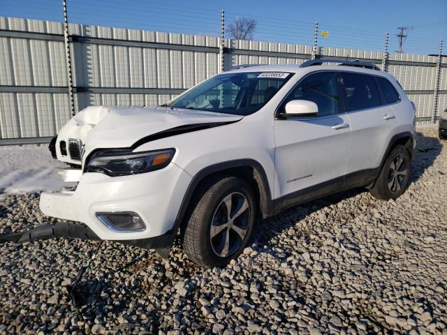 Salvage cars for sale at Appleton, WI auction: 2020 Jeep Cherokee Limited